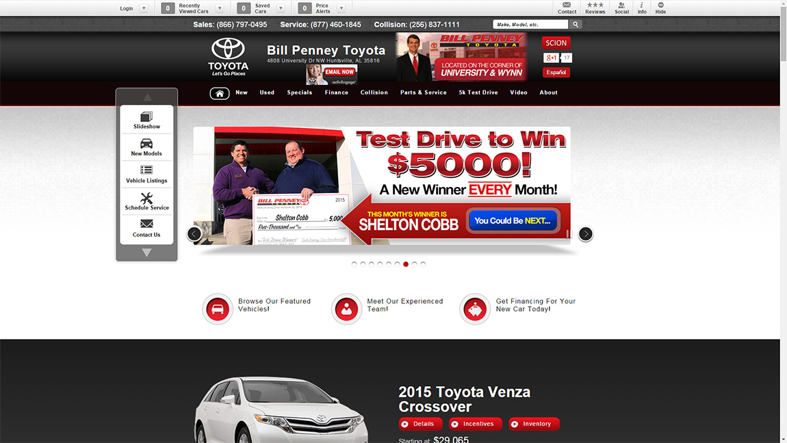 Bill Penney Toyota Homepage